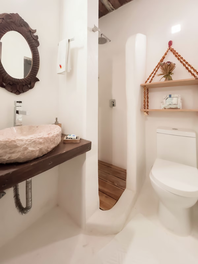 posada-la-gotera-baño-habitacion-doble-los-roques